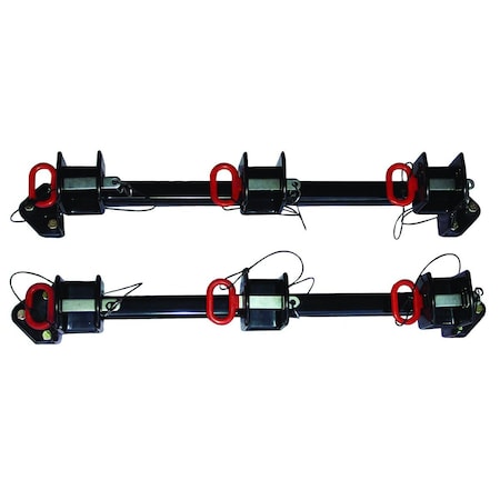 Sunbelt Equipment Guard II Equipment Rack for Enclosed Trailers 4.01" x14.25" x32.25" A-B1TG3500